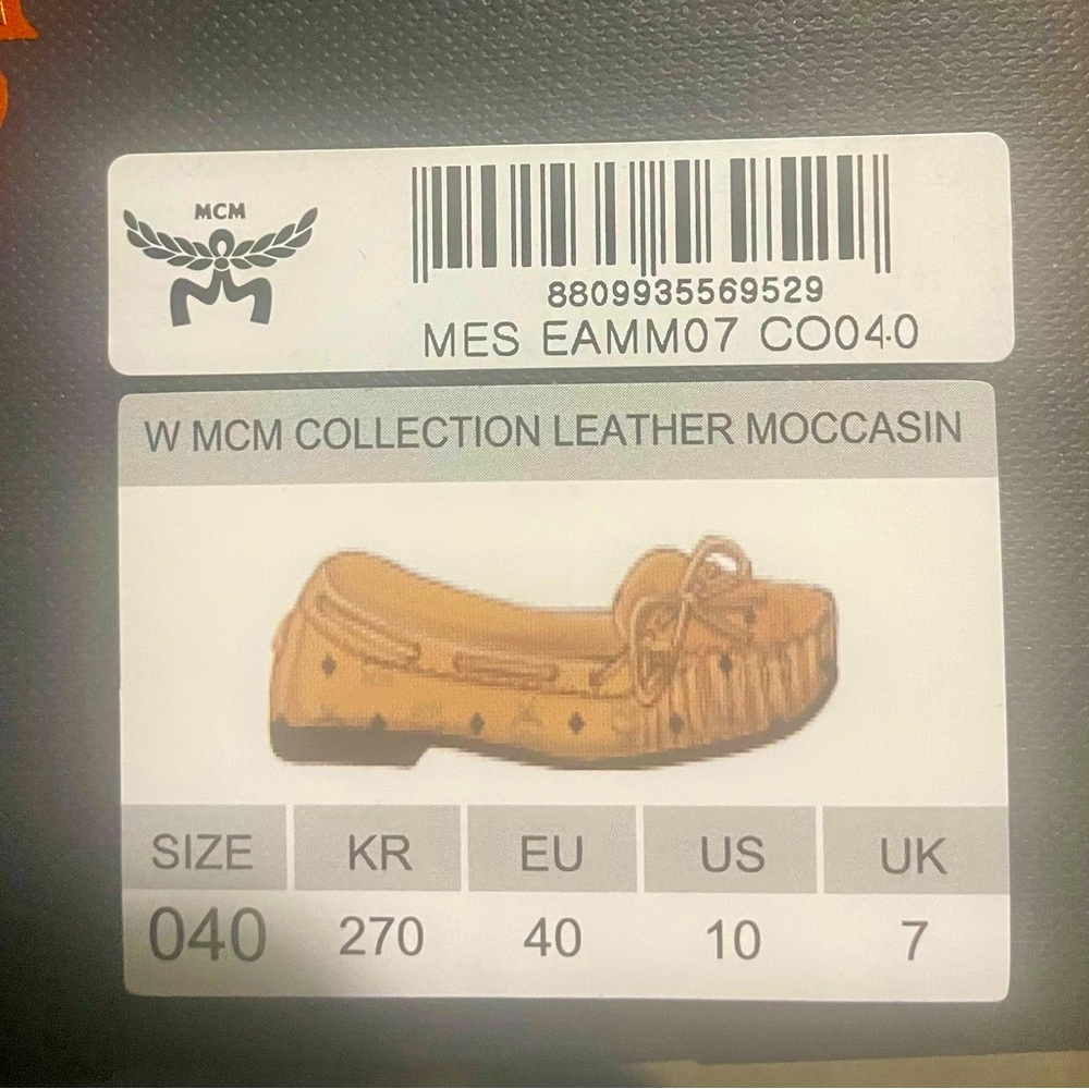 Used AUTHENTIC MCM Loafers. Size 40 (10)